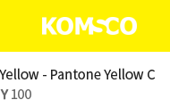 Yellow - Pantone Yellow C / Y 100