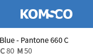 Blue - Pantone 660 C / C 80 M 50