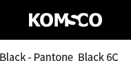 Black - Pantone  Black 6C